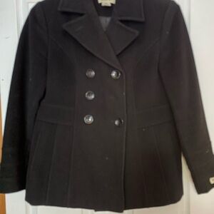 St. John's Bay Black Pea Coat